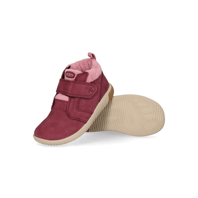 KNX Middie Older Kids Boots Leer Fig/Lilas