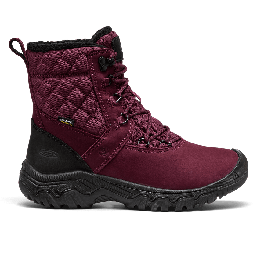 Greta II Dames Boots Leer Fig/Black