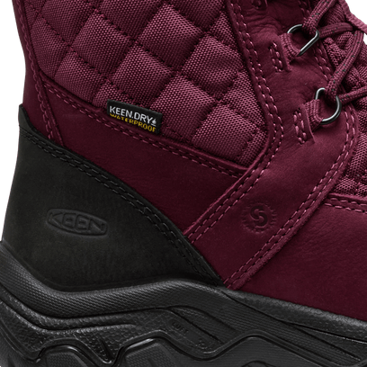 Greta II Dames Boots Leer Fig/Black