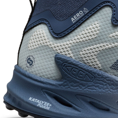 Zionic NXT Mid Dames Wandelschoenen Ballad Blue/Winter Green