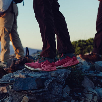 Zionic NXT Mid Dames Wandelschoenen Beaujolais/Pink Lemonade