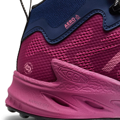 Zionic NXT Mid Dames Wandelschoenen Beaujolais/Pink Lemonade