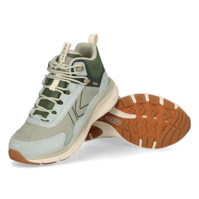 Leiki Mid Leather Dames Wandelschoenen Iceberg Green/Bronze Green