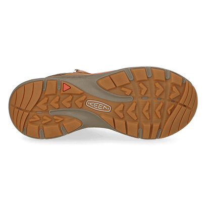 Leiki Mid Leather Dames Wandelschoenen Chipmunk/Bison