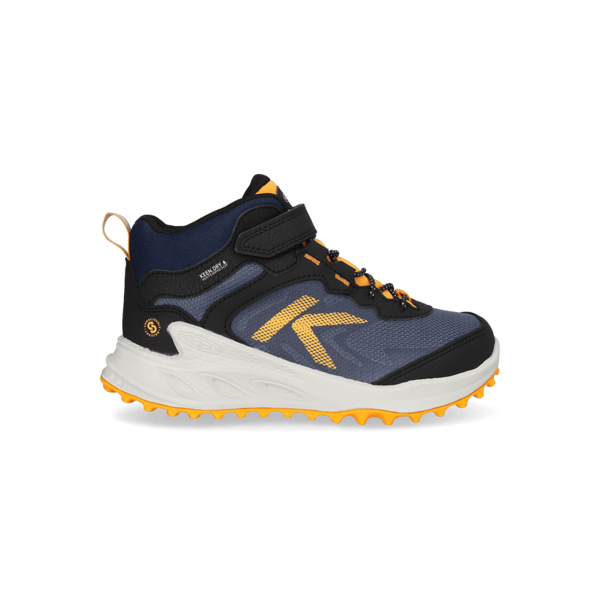 Zionic Mid Younger Kids Wandelschoenen Naval Academy/Bright Marigold