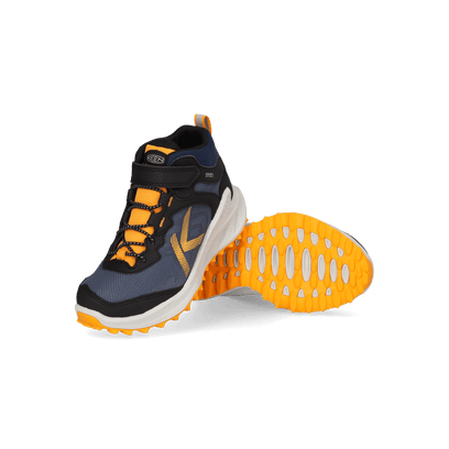 Zionic Mid Younger Kids Wandelschoenen Naval Academy/Bright Marigold