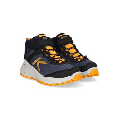 Zionic Mid Younger Kids Wandelschoenen Naval Academy/Bright Marigold