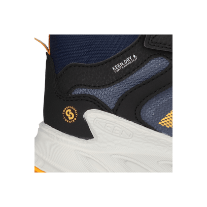 Zionic Mid Younger Kids Wandelschoenen Naval Academy/Bright Marigold