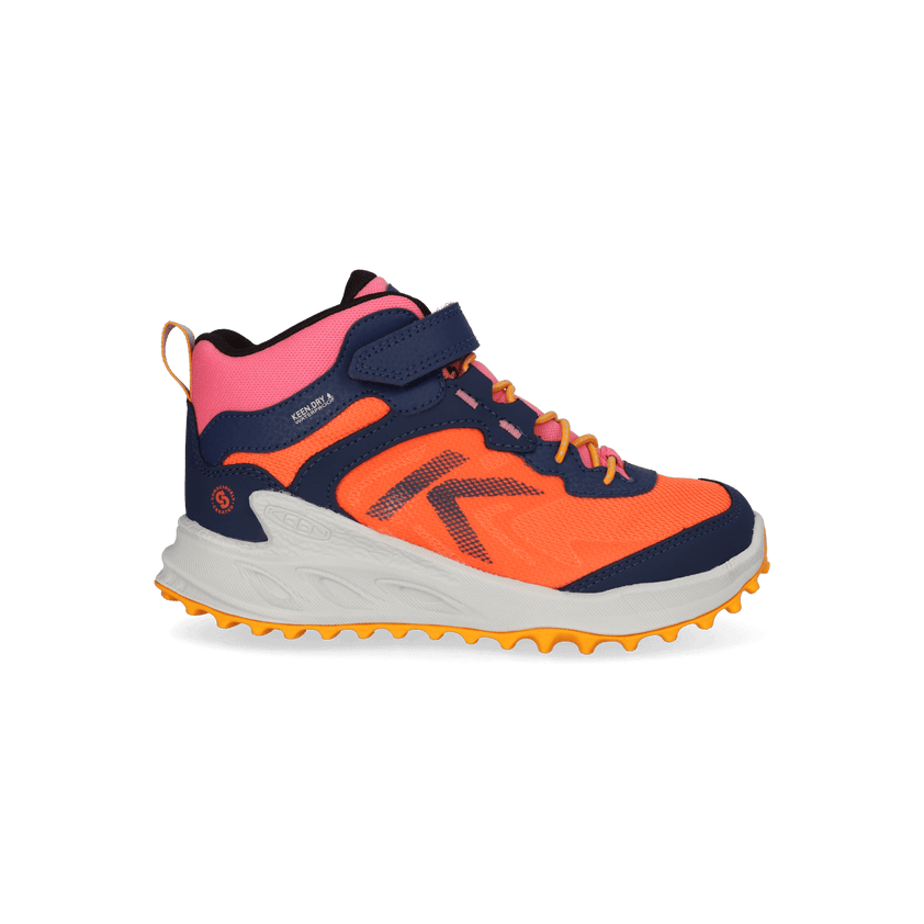 Zionic Mid Younger Kids Wandelschoenen Naval Academy/Nasturtium