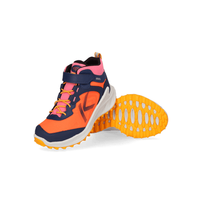 Zionic Mid Younger Kids Wandelschoenen Naval Academy/Nasturtium