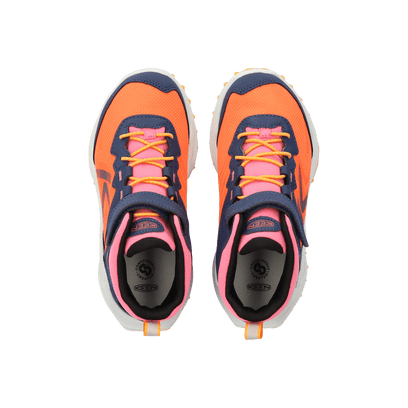 Zionic Mid Younger Kids Wandelschoenen Naval Academy/Nasturtium