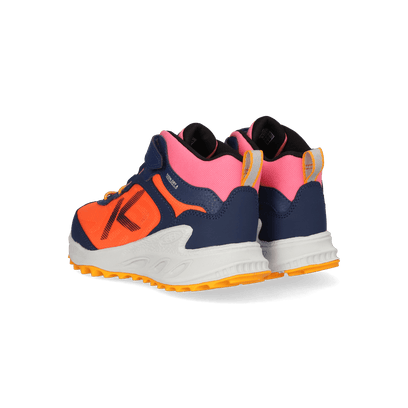 Zionic Mid Younger Kids Wandelschoenen Naval Academy/Nasturtium