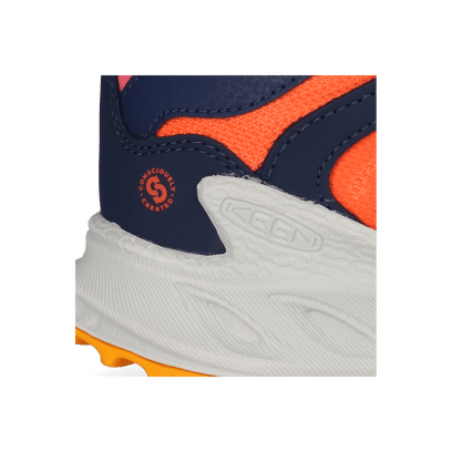 Zionic Mid Younger Kids Wandelschoenen Naval Academy/Nasturtium