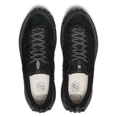 KS Mino Heren Sneakers Suede Black/Black