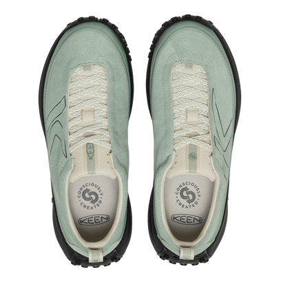 KS Mino Dames Sneakers Suede Iceberg Green/Black