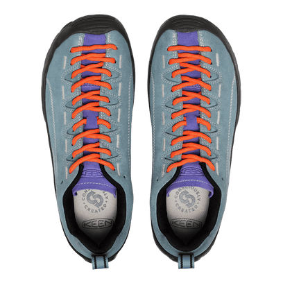 Jasper Dames Sneakers Suede Faded Denim/Skipper Blue