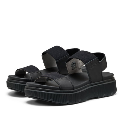 Elle Mila Backstrap Dames Sandalen Black/Black