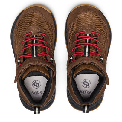 Hightrail Mid Younger Kids Wandelschoenen Dark Earth/Garnet