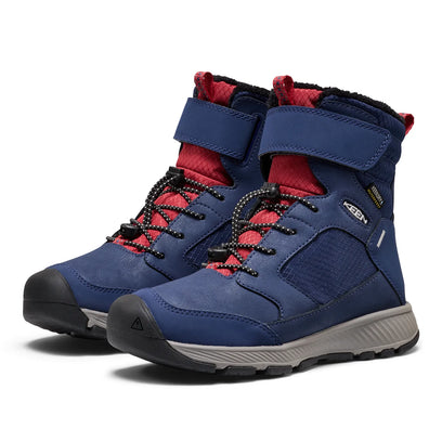 Skua Older Kids Winter Boots Naval Academy/Garnet