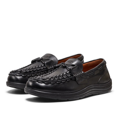Uneek Loafer Heren Leer Black