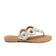 Juliet Leren Dames Slippers Silver