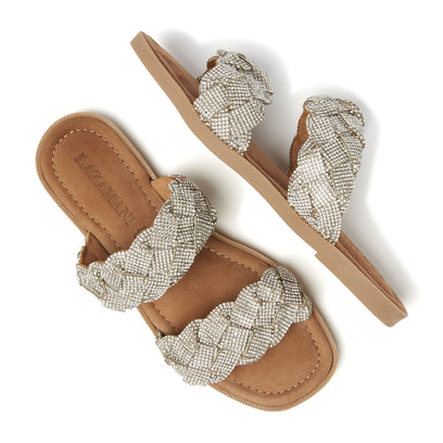 Estelle Dames Slippers Silver