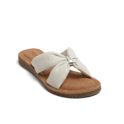 Edita Dames Slippers Leer White