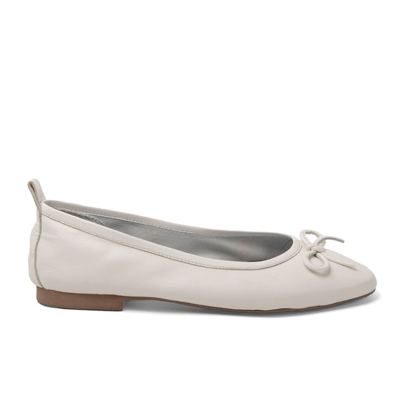 Josefina Dames Ballerina’s Leer White Josefina Dames Ballerina’s Leer White