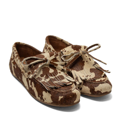 Billy Dames Mocassins Leer Cow