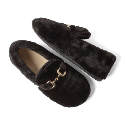 Floor Dames Pantoffels Black