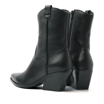 Dames Enkellaarsjes 53.596 Black