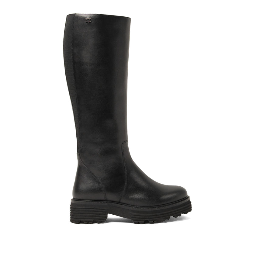 El Dames Laarzen Leer Black