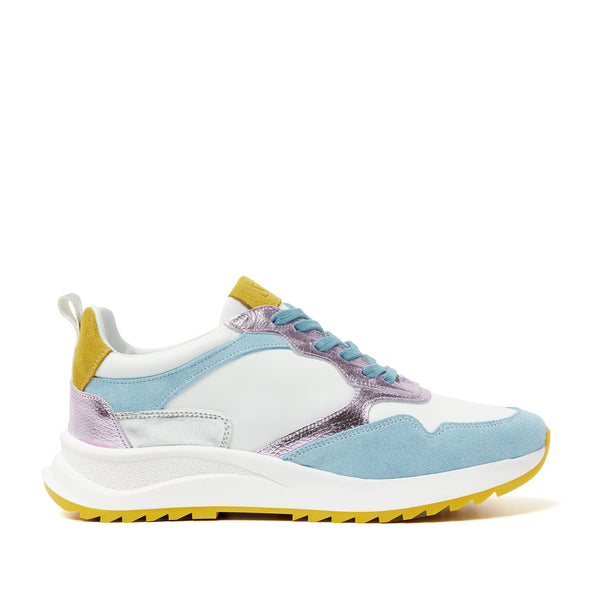 Valencia Leren Dames Sneakers Blue Valencia Leren Dames Sneakers Blue