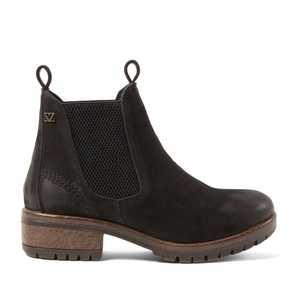 Lia Dames Chelsea Boots Leer Black Lia Dames Chelsea Boots Leer Black