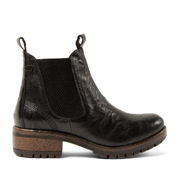 Ria Dames Chelsea Boots Leer Black Ria Dames Chelsea Boots Leer Black