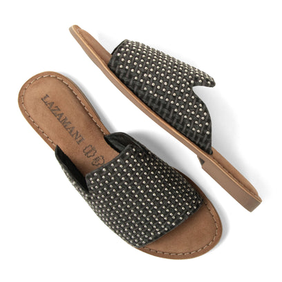 Alma Dames Slippers Black