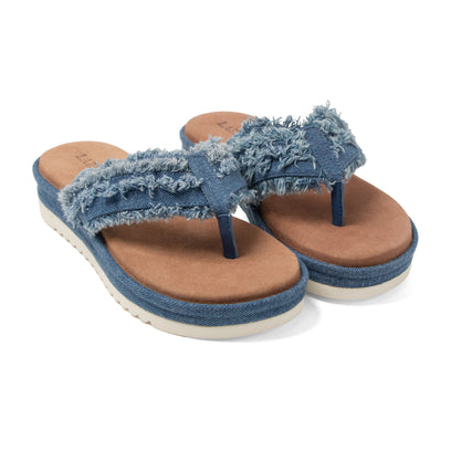 Erlina Dames Slippers Denim