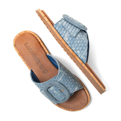 Izar Dames Slippers Denim