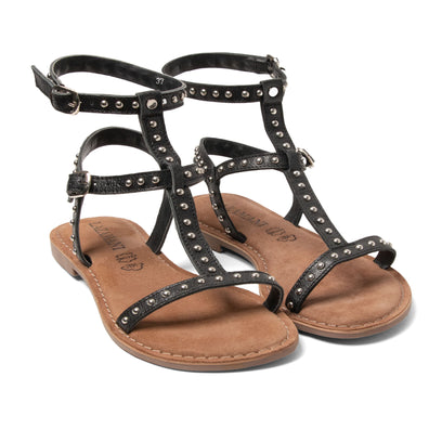 Olinda Dames Sandalen Leer Black