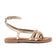 Salma Dames Sandalen Leer Gold