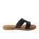 Flor Dames Slippers Leer Black