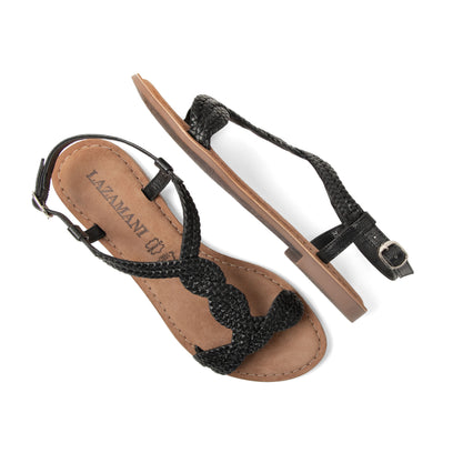 Aida Dames Sandalen Leer Black