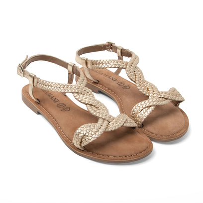 Aida Dames Sandalen Leer Gold
