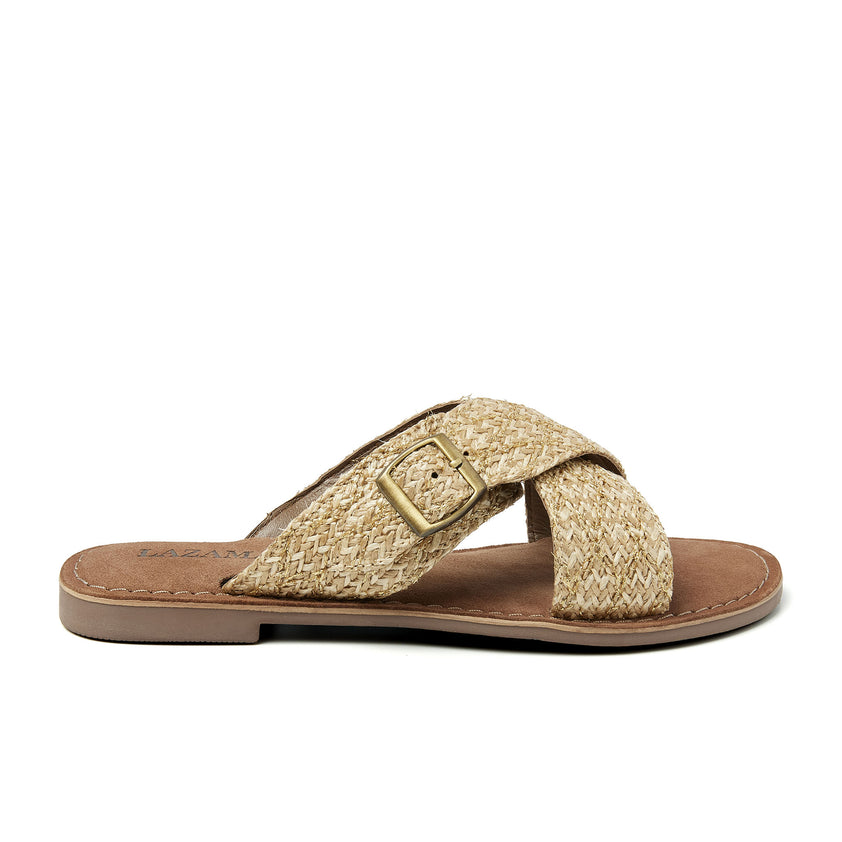 Dames Slippers Jute 75.330 Beige