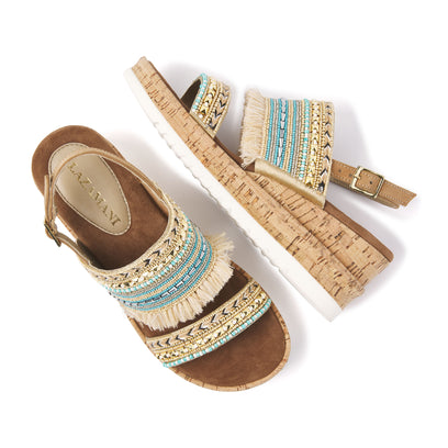 Dames Sandalen 75.399 Beige