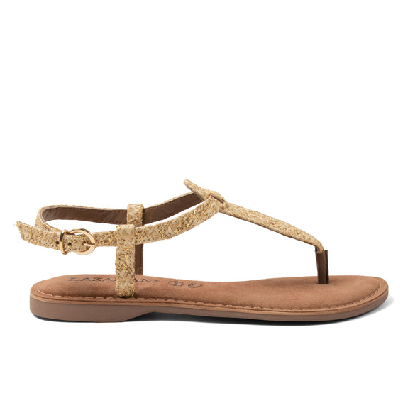 Dia Dames Sandalen Raffia Gold Dia Dames Sandalen Raffia Gold