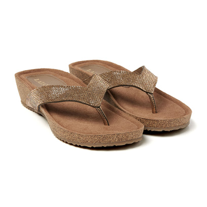 Dames Slippers 75.809 Bronze