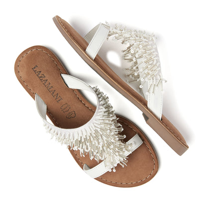 Freya Dames Slippers Leer White