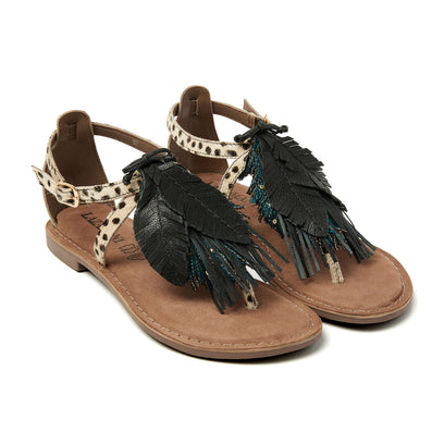 Dames Sandalen Suede 75.899 Dalmatian