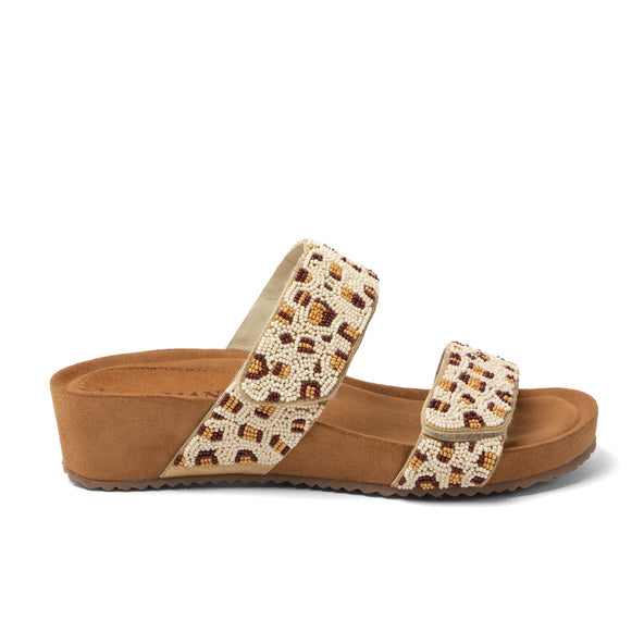 Ellie Dames Slippers Leer Offwhite Ellie Dames Slippers Leer Offwhite